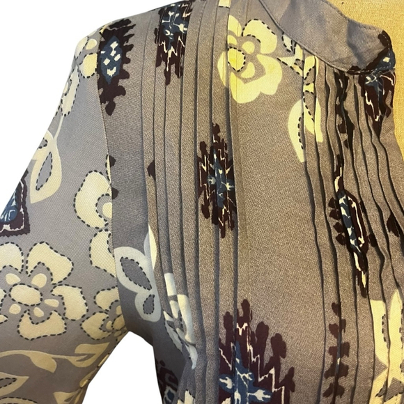 Sinequanone Paris, Lightweight Floral Print Dress, Size 8, Lilac-grey - Picture 4 of 16